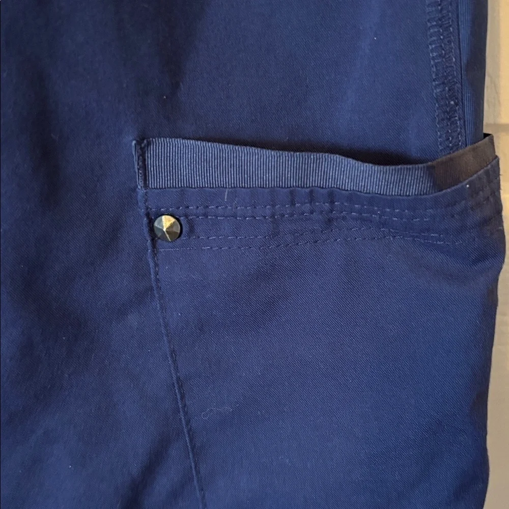 Dark Blue Scrub Top